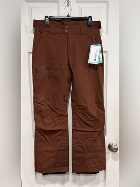 Marmot Women's Small Refuge PrimaLoft Ski Pants Waterproof Brown NWT Snowboard